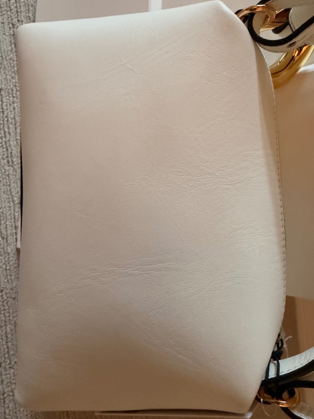 JW ANDERSON Gorgeous Cream Leather Corner Bag NWT $1,250!! - Picture 7 of 13